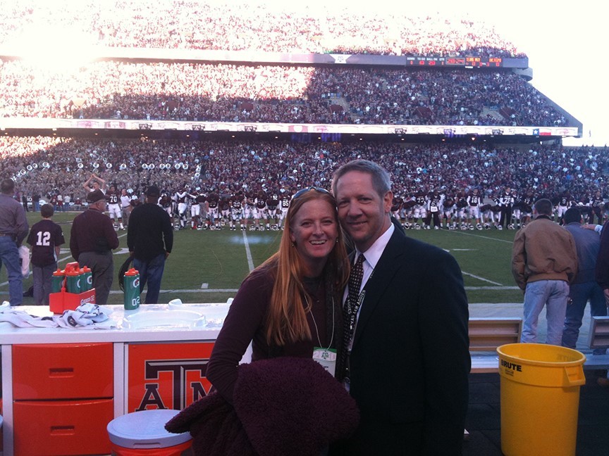 Marquardt with his wife